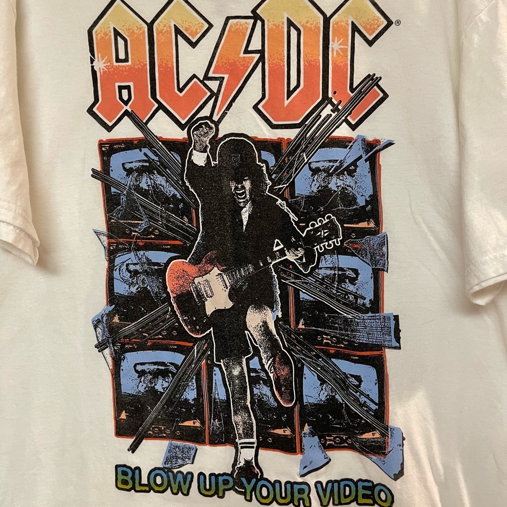 AC DC Men's Size 2XL 2022 Blow Up Your Video T-Shirt